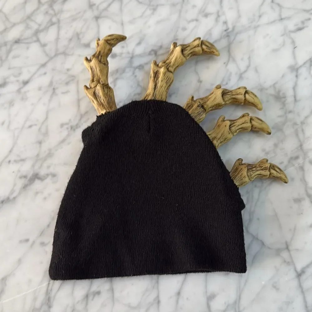 Kids Mohawk Skull Cross Bones knit Winter Hat beanie